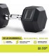 Set de Mancuernas Hexagonales + Rack